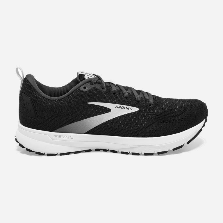 Brooks Revel 4 Road Løpesko Dame Outlet - Svart/Sølv - Norge (ZUC613904)